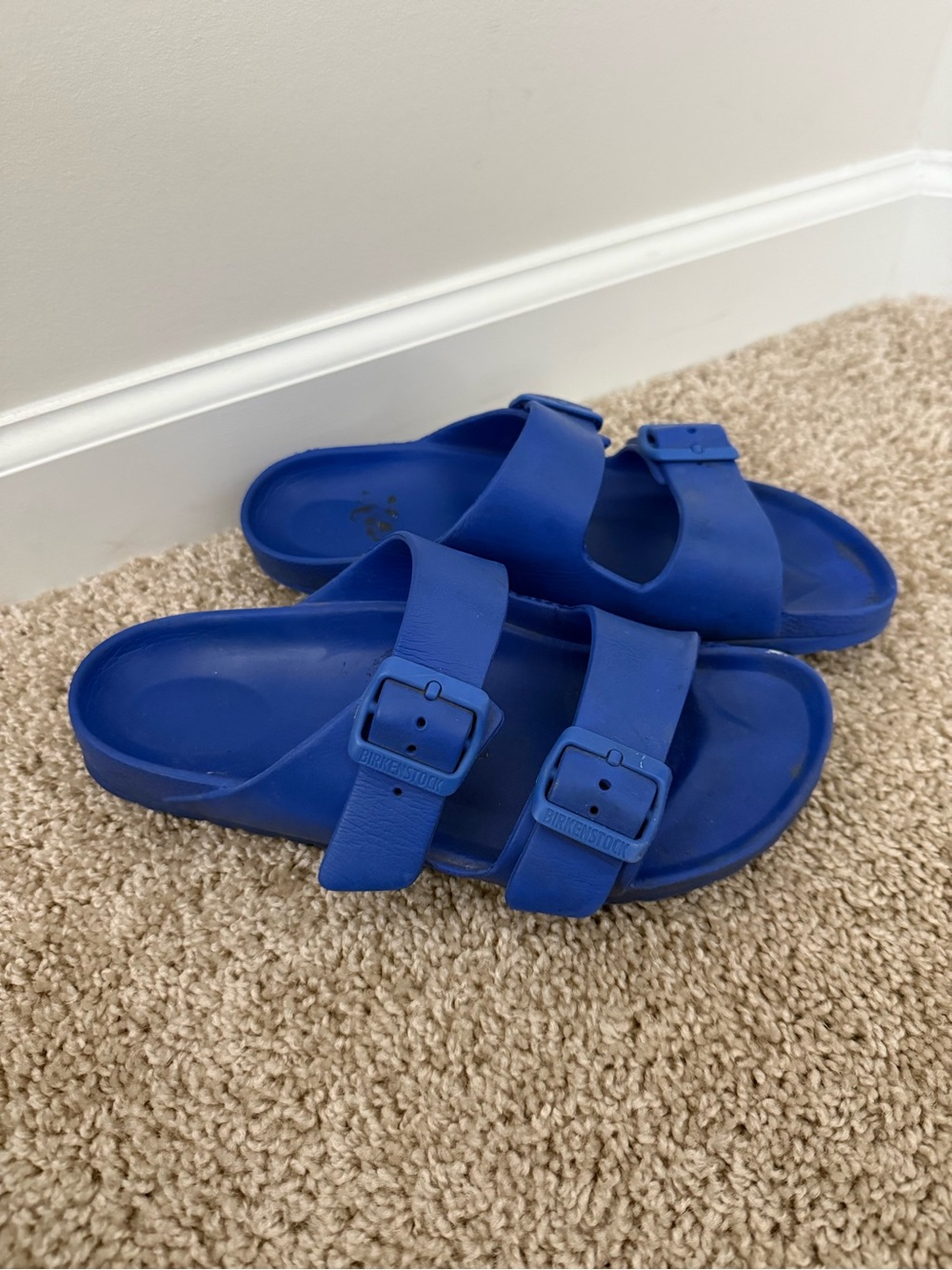Birkenstock Blue Arizona EVA Rubber Sandals
